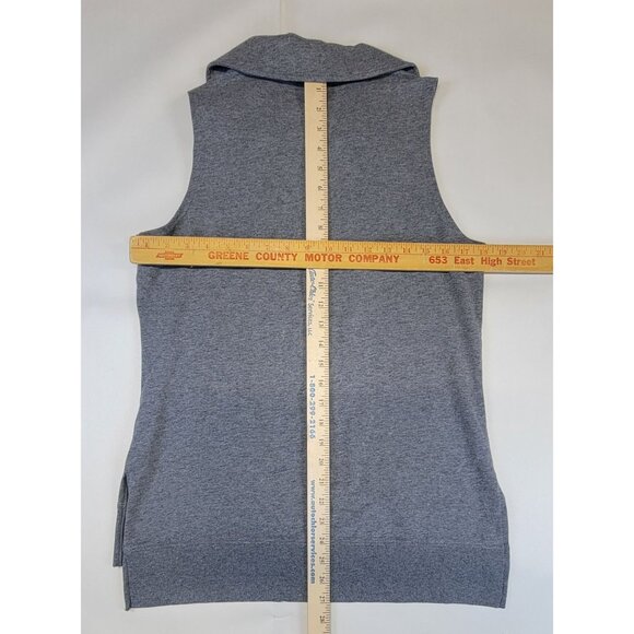 BCG Vest Gray Zip-Front Sleeveless Gray Womens Size M New No Tag - Picture 7 of 8